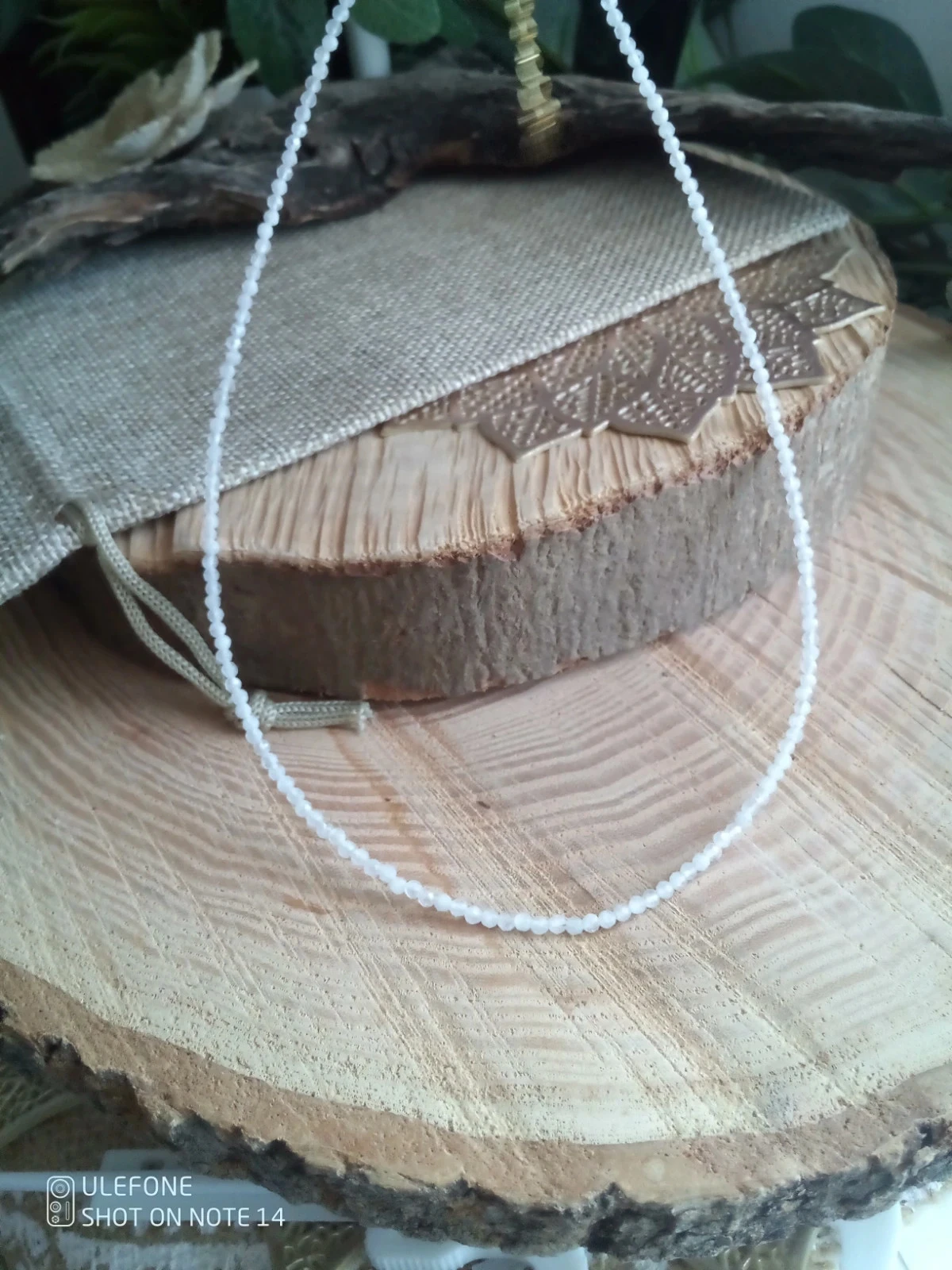 Collier en pierres de lune naturelles – photo 3